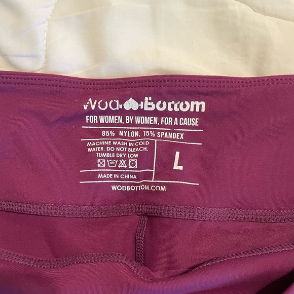 WodBottom Maroon Booty Shorts - Picture 4 of 4